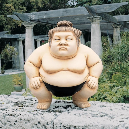 Design Toscano Basho the Sumo Wrestler Sculpture: Large DB4300
